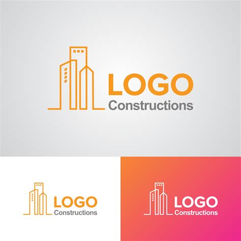 Construction Logo Design Template 561728 Vector Art At Vecteezy