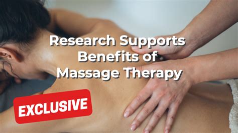 Research Supports Benefits Of Massage Therapy American Massage Council