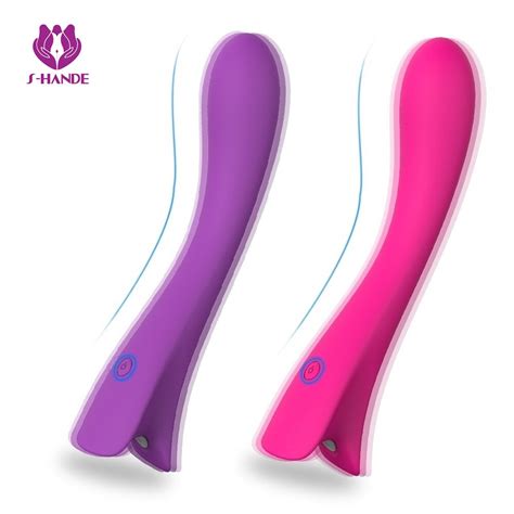 shd 023 pink purple color silicone magic wand massager vibrator for women g spot sex machine