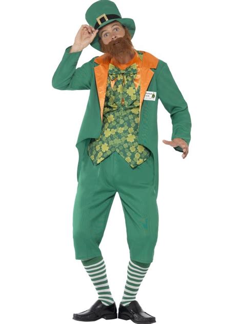 Sheamus Craic Lucky Leprechaun Costume Irish St Patricks Day Party And Hat