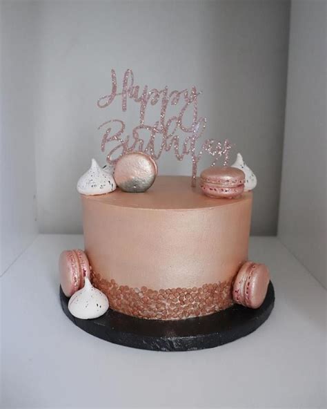 Check spelling or type a new query. Black and rose gold birthday cake | Gold birthday cake ...