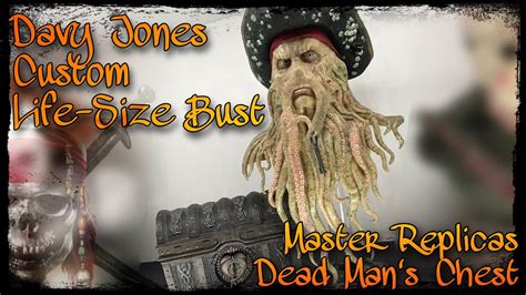 Davy Jones Life Size Bust And Master Replicas Dead Mans Chest Pirates