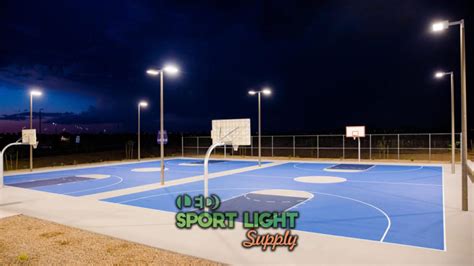 Indoor And Outdoor Basketball Court Lighting The Layout And Design