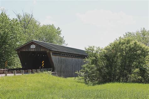 Gorham Covered Bridge Photograph By Wayne Toutaint Fine Art America