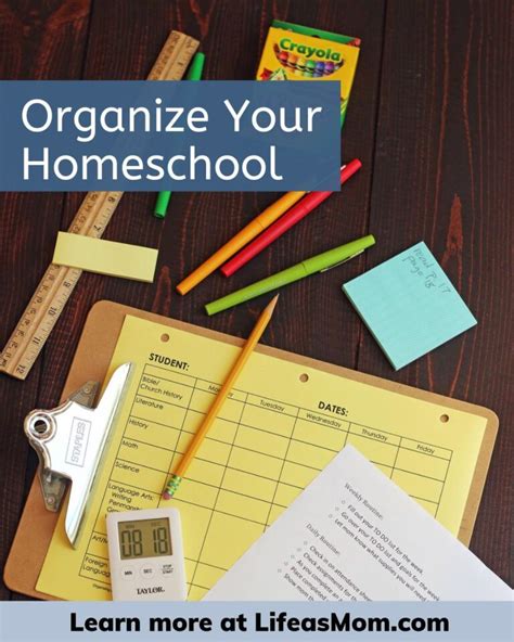 10 Tools To Organize Your Homeschool Homeschool Organization