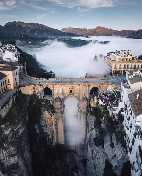 Puente Nuevo New Bridge In Ronda One Of The Most Beautiful Places On