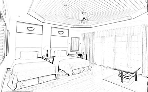 Bedroom Drawing Pencil At Getdrawings Free Download