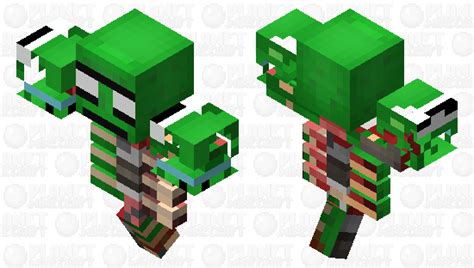 Pickle Rick Sanchez Minecraft Mob Skin