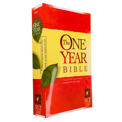 Nlt One Year Bible Paperback Mardel