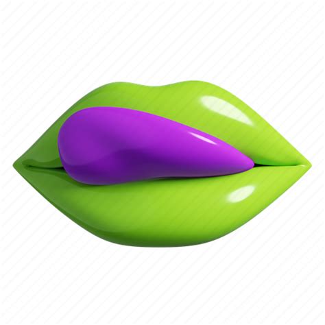 Lips Lick Tongue Smile Mouth Girl Woman 3d Illustration Download On Iconfinder