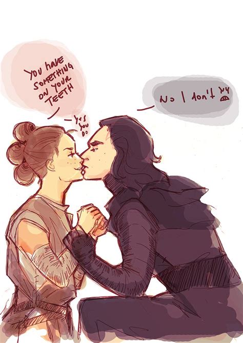 kylo trying to kiss rey rey star wars star wars fan art star wars ships