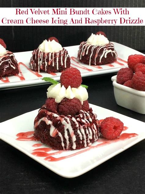 I first made these cakes for the charity party i worked on recently. Red Velvet Mini Bundt Cakes With Cream Cheese Icing And ...