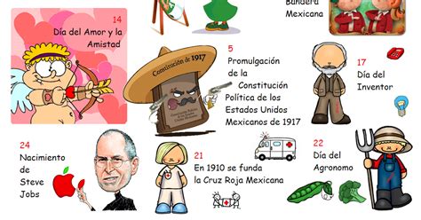 Daenna GonzÁlez EfemÉrides Mexicanas Febrero