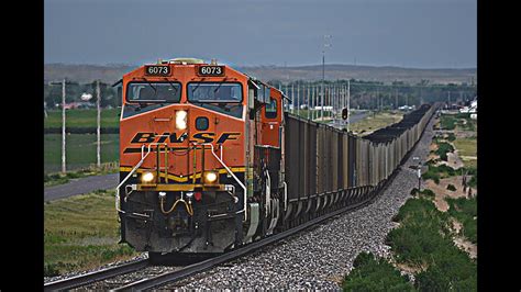 Mega 240 Car Combined Bnsf Coal Train In Colorado Thunderstorm Youtube