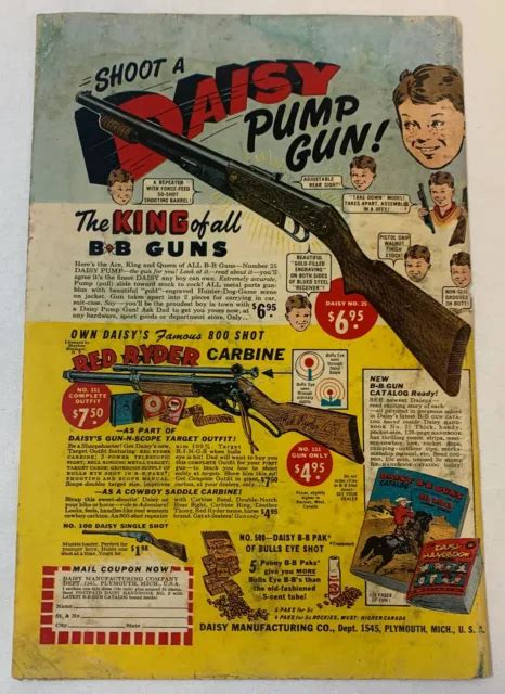 Daisy Pump Gun Bb Gun Air Rifle Ad Red Ryder Picclick