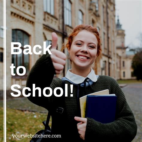 Back To School Instagram Template Postermywall