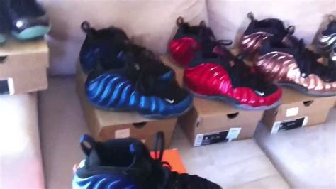 Marmatic28 Nike Foamposite One Collection Galaxy Foamposites Youtube