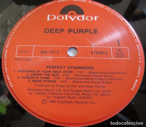 It stars anne carlisle and brad rijn and ann magnuson. deep purple perfect strangers polydor 1984 - Comprar ...