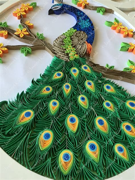 Peacock Quilling By Jasmeet Kohli Paper Quilling Designs Quilling Designs Quilling Work