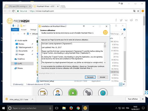 This review of nicehash miner is a collection of my experiences using it over the past week. Comment miner avec NiceHash Miner | Cryptogains.fr