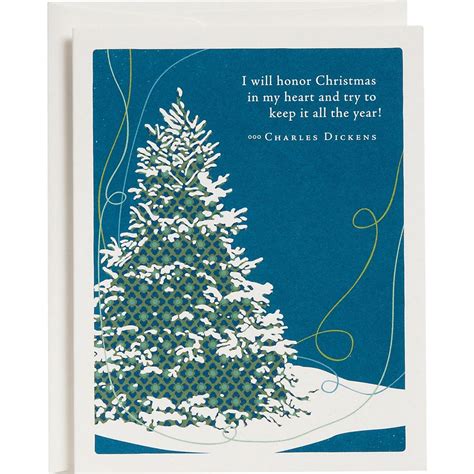 The paper source has paper and a whole lot more: Charles Dickens Snow Tree Holiday Cards - Paper Source ...