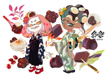 Heres Marina And Pearls Bean Paste Splatfest Artwork Nintendosoup