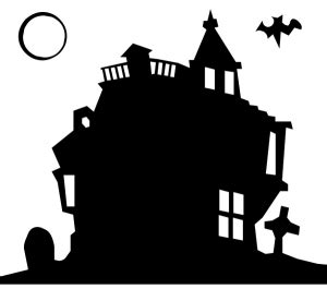 Haunted House Writing Activity Clip Art Library