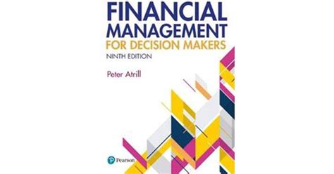 Financial Management For Decision Makers 9th Edition Paperback 2019