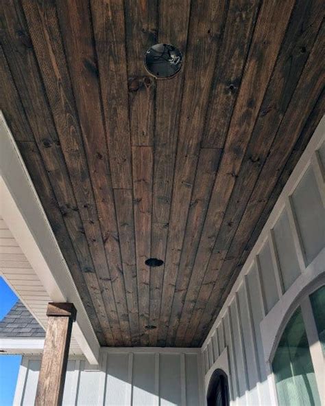 Exterior Wood Ceiling Planks Shelly Lighting