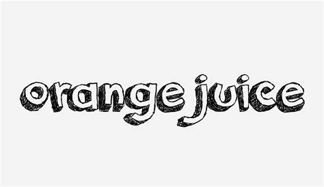 Orange Juice Font Font Tr