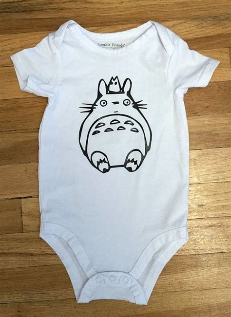 Totoro Baby Bodysuit Baby Bodysuit Baby Onesie Matteson Totoro 6