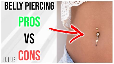 Navel Belly Piercing 👍pros And Cons👎 Youtube