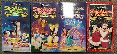 Disney Sing Along Songs Volumes Vhs Video Vcr Tape Lot Of The Best Porn Website