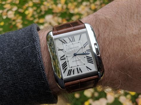 [CARTIER] Tank Anglaise XL on custom strap : Watches