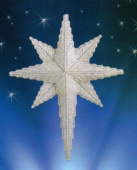 Shining Star Christmas Plastic Canvas Pattern Instructions Only From A