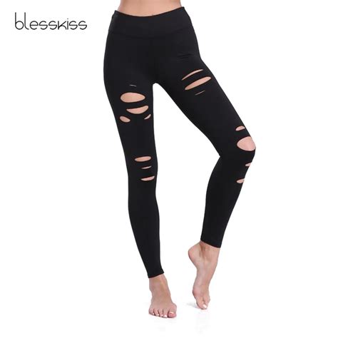 blesskiss sexy cut out yoga pants women fitness legging clothing