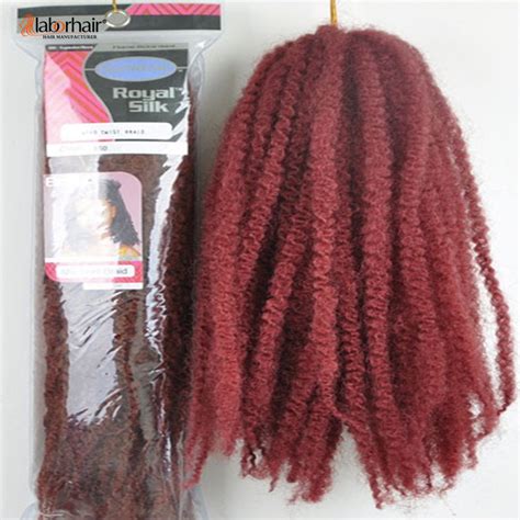 Kanekalon Fiber Marley Hair Braid 100 Afro Kinky Twist Braid Synthetic Hair Extension Lbh 019