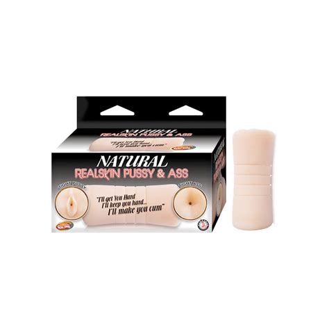 Natural Realskin Pussy And Ass Beige Stroker