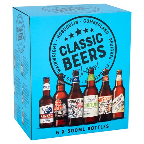 Classic Beers Mixed Pack Ales 6 X 500ml Bottles Ales Iceland Foods