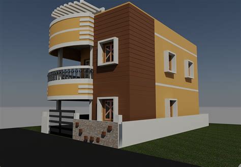 3d House Model Part 3 Autocad Basic 2d 3d Bangla Tutorials Plan Images