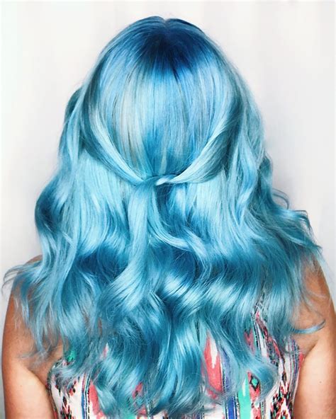 Light Blue Hair Color Sasha Halcomb