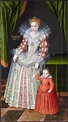 1617 Unknown artist - Duchess Magdalene Sibylle of Prussia with her son ...