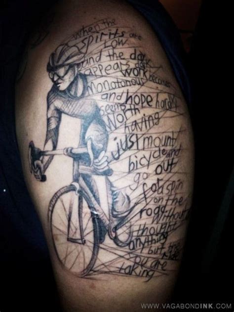 30 Bicycle Tattoo Ideas For You Bicycle Tattoo Cycling Tattoo Bike