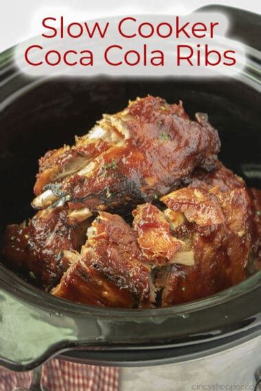 Slow Cooker Coca Cola Ribs Cincyshopper