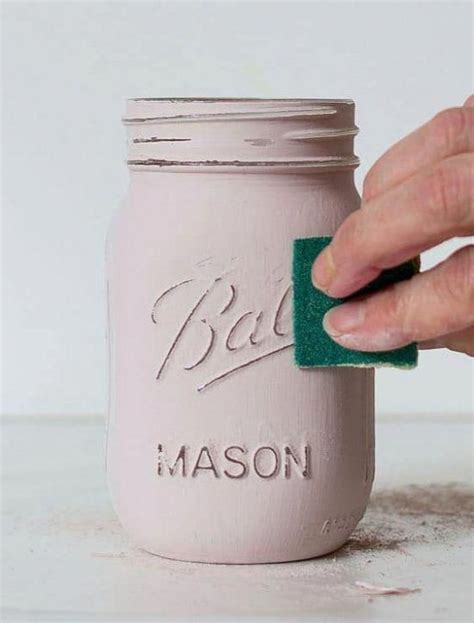 Shabby Chic Mason Jars Diy One Hour Craft Mason Jars Mason Jar