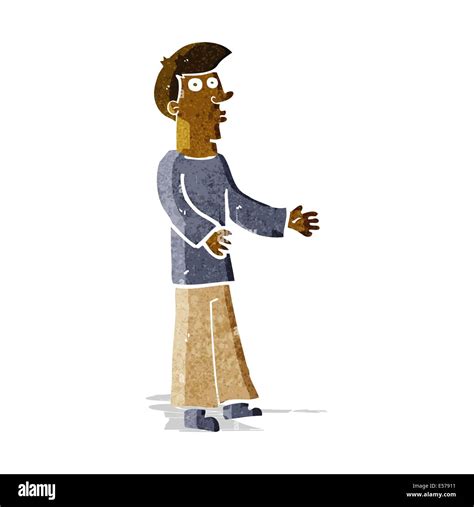 Cartoon Curious Man Stock Vector Image And Art Alamy