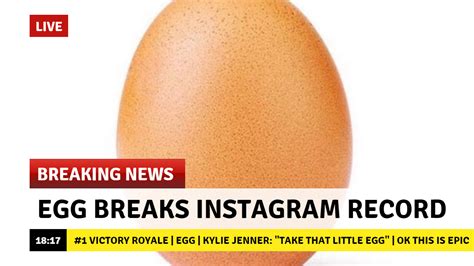 Egg Breaks Instagram Record World Record Egg Know Your Meme