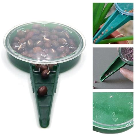 Houseeker Size Adjustable Seed Sower Dispenser Seed Sowing Garden