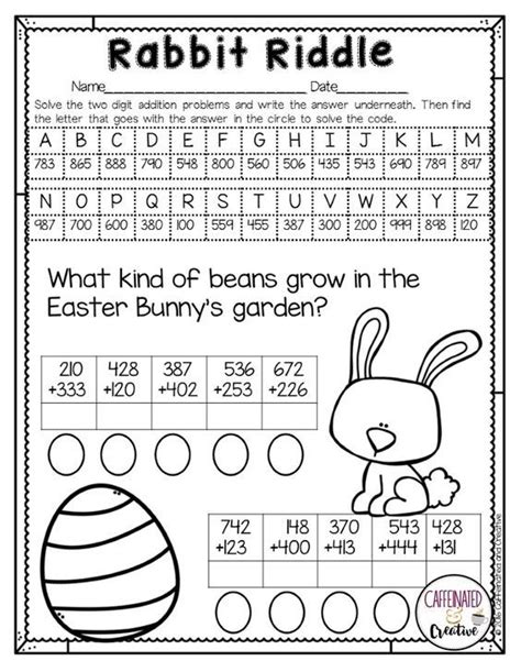 Easter Activities For 1st Graders