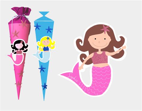 Meerjungfrauen Schultüte Mit Namen Online Kaufen Bei Cartoon